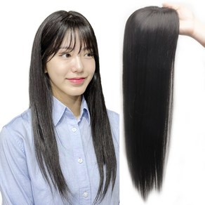 [20%행사중] 아미모 긴머리가발 정수리가발 여자부분가발 60cm [CM-P 1160], 12x13 60cm 자연갈색, 미커트형, 1개