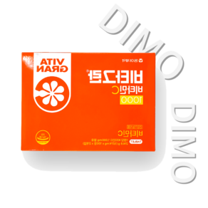 [디모]동아제약 비타민씨1000mg 함유 비타그란 비타민C1000, 1박스