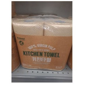 노브랜드 100%천연펄프 키친타월 230매 x 4롤 Kitchen Towel, 4개입, 1개