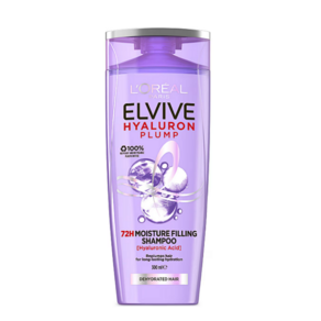 로레알 파리 히알루론산 샴푸 LOeal Pais Elvive Hyaluon Plump Moistue Filling Shampoo, 1개, 300ml