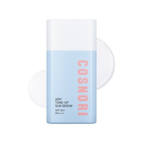 [본사직영/NEW] 코스노리 에어리 톤업 선 세럼(선블럭 모공프라이머 화잘먹 피부치트키 SPF50+ PA++++ 공동개발), 1개, 50ml