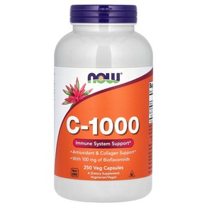 나우푸드 2개X C-1000 바이오플라보노이드 100mg 250정, NOW00692-2, 2개