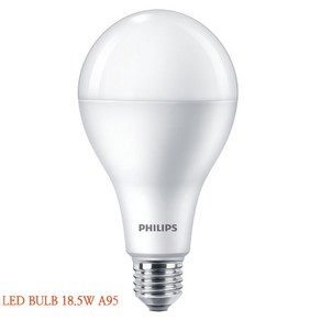 필립스 LED 전구 E26 18.5W (A95), 1개