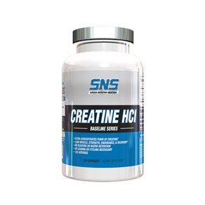 Serious Nutrition Solutions Creatine HCL 120캡슐 SNS 크레아틴 미국정품