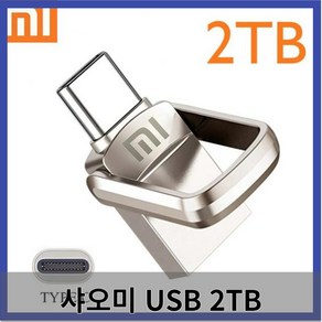 스마트 리모콘 샤오미 U 디스크 고속 USB C타입 휴대폰 펜 1TB 컴퓨터 이중 사용 OTG 듀얼 플래시 메모리 2TB