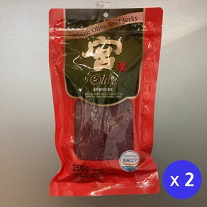 궁 골드 올리브 육포 250g, 2개