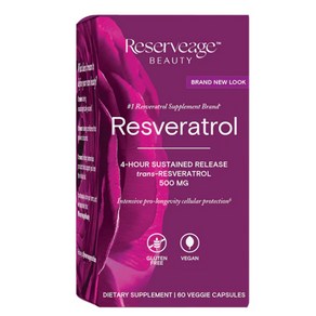 리저브에이지 레스베라트롤 250mg / 500mg 30캡슐, 옵션 2. 레스베라트롤 500mg 30캡슐, 1개, 30정
