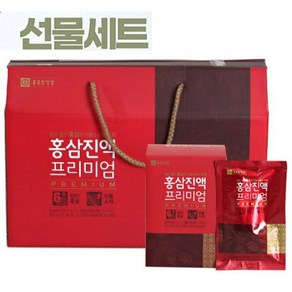 종근당 홍삼선물세트 6년근 홍삼진액 프리미엄 50ml 30입, 1세트, 1.5L