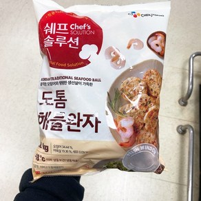 씨제이 쉐프솔루션 도톰 해물완자 1.2kg, 1개