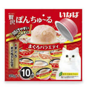 이나바 고양이간식 제이타크 퐁츄르 버라이어티 35g x 10p, 1개, [TSC-117]참치 버라이어티 10P