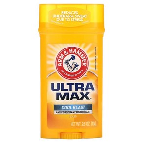 암앤해머 UltaMax 고형 땀 억제 데오드란트 남성용 쿨 블라스트 73G 2.6OZ), 1개