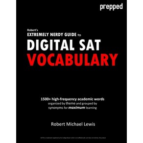 (영문도서) Robet's Extemely Nedy Guide to Digital SAT Vocabulay Papeback, Pinnacle Books, English, 9788996955221