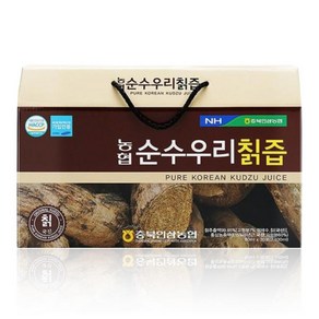 국내산 100% 생 칡 즙 30포 월분 액상 칠즙 파우치 갈근 홍삼 명절 선물 세트, 2.4L