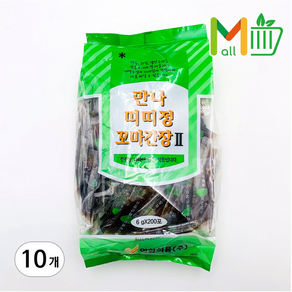 +연합식품 만나 띠띠정 꼬마간장2 (6g 200봉) x10봉box, 1.2kg, 10개