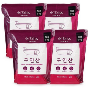 인블리스 구연산 3KG x4개, 4개