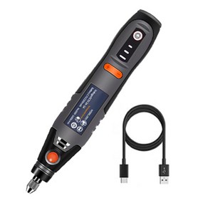 미니 조각기 DREMEL DIY 드릴 펜 전기 3 단 무선 세트 35W USB 회전 도구 8500R 21000R/MIN, [04] Dill, 4) Dill