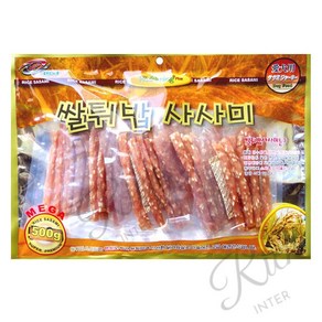 RICH 라이코스 쌀튀밥 스틱 사사미 500G 강아지닭육포, 1개