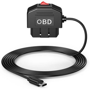 OBD OBD2 to 마이크로 C타입 미니 USB 충전기 전원 케이블 대시 카메라 자동차 DVR 24 시간 주차 액세서리 15W 배터리 보호