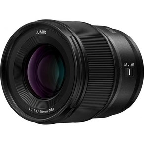 파나소닉 LUMIX S 시리즈 카메라 렌즈 미러리스 풀프레임 디지털 카메라용 50mm F1.8 L 마운트 교환 SS50 블랙, 1개