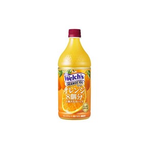 아사히음료 Welchs 웰치 오렌지 100 800g×8개, 800g