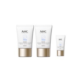 AHC 마스터즈 워터풀 선크림 40ml x2 + 7ml 박세리선크림미백주름개선, 1개