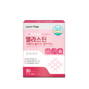 락토테미 하루 밸런스 엘라스틴 저분자 콜라겐 펩타이드 2g x 30개No109D, 1개, 60g