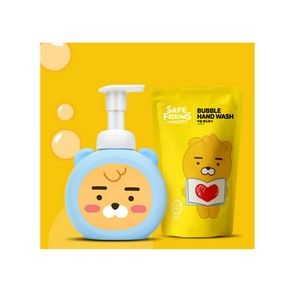 세균아꼼짝마 온더바디 항균 버블 핸드워시 리틀라이언 파우더향, 500ml, 1개