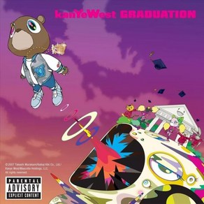 Kanye West Audio CD 앨범 Gaduation Explicit Lyics 미국 발송