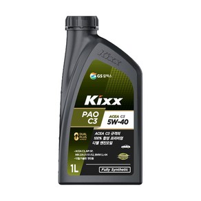 GS KIXX PAO C3 5W40 합성엔진오일 1L, 6개