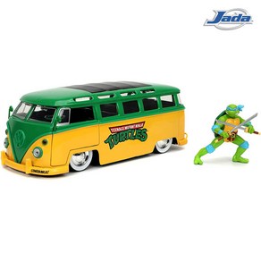 Jada Toys 253285000 닌자거북이 1962 VW 버스, 1개