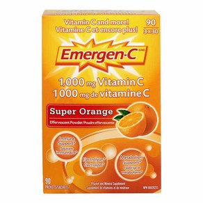 캐나다 코스트코 대용량 이머전씨 면역력 강화 발포 비타민 비타민C 1000mg Emegen-C Vitamin C, 3개