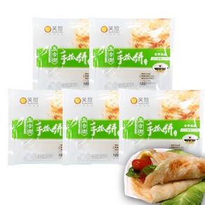 홍홍 중국식품 소프트 쇼좌빙 충샹 밀전병 수좌빙 중국전병, 450g, 5개