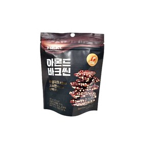 리얼다크 초콜릿 아몬드 바크씬, 80g, 1개