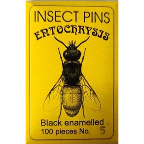 Insect pins(곤충표본핀) [BEE 블랙핀], 7호, 1개