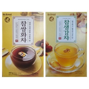 노브랜드 참쌍화차 390g(13gx30입)+참생강차 450g(15gx30입), 2개, 30개입