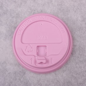 10oz 13oz 핑크 개폐뚜껑 1박스 1000개 / 카페 커피 음료 테이크아웃 핫컵 종이컵 뚜껑, 1개