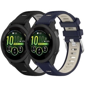 Garmin Forerunner 265S 255S에 맞는 18mm 시계 밴드 Vivoactive 4S 퀵 릴리즈 실리콘 교체 밴드 스트랩 손목 팔찌 Vivomove 3S/Venu