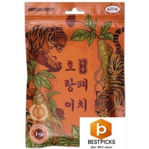 [베스트픽스] 특허품 호랑이 파스 호랑이패드 10팩 X 25개 총250매 / 20팩 - 500매 인삼파스, 10세트, 10매입