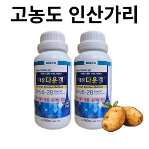 고농축 인산가리비료 유동겔 다운겔 + 농사친구 장갑세트, 1000ml, 1개, 500ml