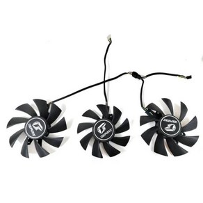 IGame 냉각 선풍기 Coloful GeFoce GTX 1660 SUPER Ulta RTX 2060 GPU 4Pin RTX2070 85mm 3PCs, 03 fan AB, 1개