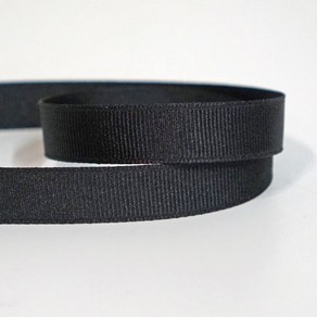 리본벨리 골직리본 5mm, 검정, 90m