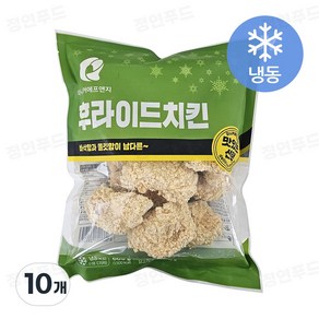 마니커에프앤지 후라이드치킨, 600g, 10개