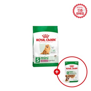 로얄캐닌 미니 인도어 시니어 (+사은품 85g 파우치 증정), 2개, 500g, 닭