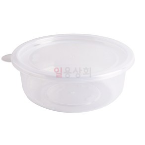 [ILYONG] 미니 탕용기 BW 158파이 소 580ml 300세트 PP 투명, 300개, 1세트