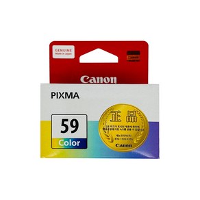 캐논 PG49 CL59 정품잉크 PIXMA E409 E489 E3190 E3195 E4290 E3390 E3391 E3392 E3490 E3491 E4590, CL-59 컬러/정품, 1개