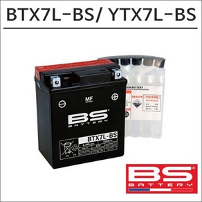 더뉴PCX BS배터리 BTX7L-BS 12V 6.3Ah YTX7L-BS 오토바이 PCX튜닝, 1개