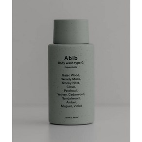 ABIB 바디 워시 타입 G 프라그란트 보틀 300ml, 1개