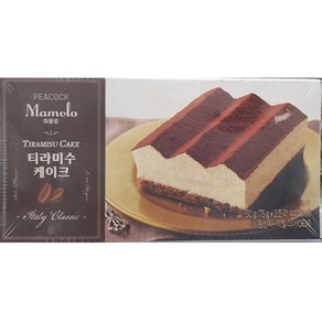 PEACOCK 피코크 마몰로 티라미수 케이크 150g (75g X 2조각) 이탈리아, 2개