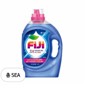 피지 3X 파워젤 프레시 액상세제 본품, 2.7L, 5개