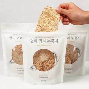 [파파공방] 현미 귀리 누룽지, 150g, 5개